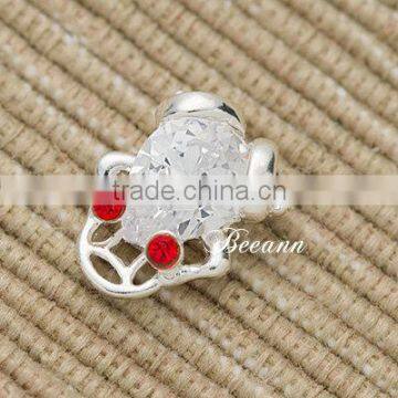 2015 DIY Yellow Colour Cross Zircon Nail Art Jewelry