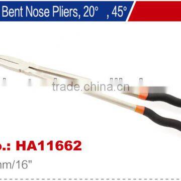 Special Type Long Reach Bent Nose Pliers,20 & 45 degree