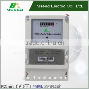 DTS Three Phase Basic Electronic Energy Meter% with Register Double Faceplate