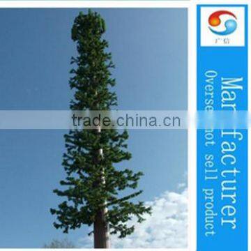 camouflaged pine tree antenna concealing tower/steel telecommunication pine tree tower