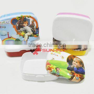 Sublimation Plastic Custom Printed Children Lunch Box Sandwich Box photo-3