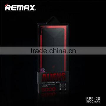 Hot Sell 5000mah Remax Portable Power Bank For Iphone 6S 5S Xiaomi Huawei Alien Mobile Power photo-5
