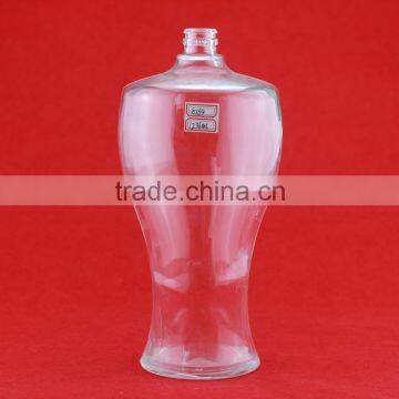 Wholesale hot quality trophy shape wine bottles delicate growlers bottles 1000ml beverage bottle