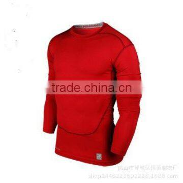 The Three Generation NK Man Pro Tights Movement Training Run Fast Dry in Autumn and Winter Outdoor Fitness Wear Long Sleeved T-s photo-4