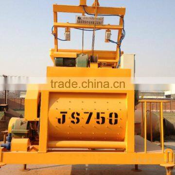 Convenient Operation! Popular small JS 750 concrete mixer with CE ISO9001