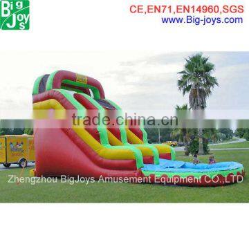 High quality PVC big cheap inflatable water slides hot sale