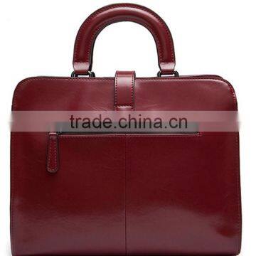 2015 Latest Fashion Casual Wine Red Leather Handbags Sale photo-6