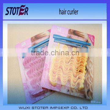 plastic Material magic hair curler