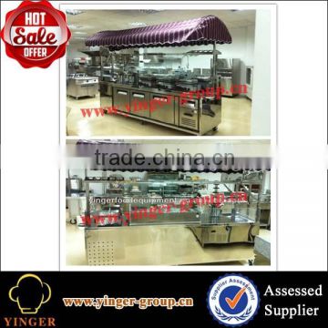 hot dog mobile fast food truck for crepe maker sale