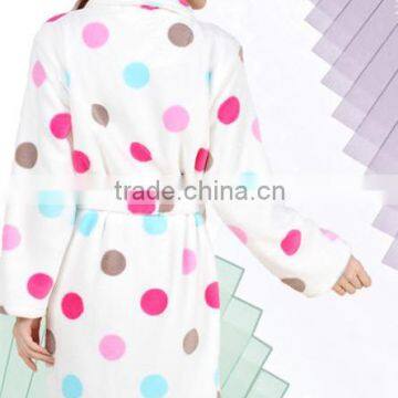 Coral Fleece Bathrobe Printed Robe Girls Home Robe