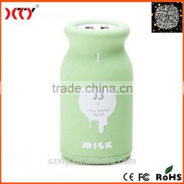 Advertising Milk Bottle Shape Power Bank for Smartphone 5200mah