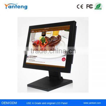 Industrial grade19inch POS Touch screen monitor with bulit-in pc and wifi