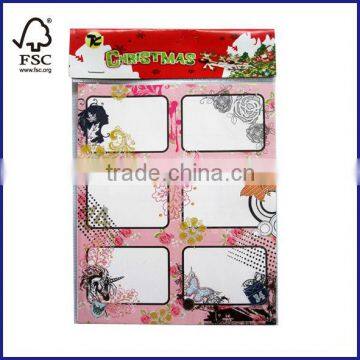 removable sticker Christmas gift tags