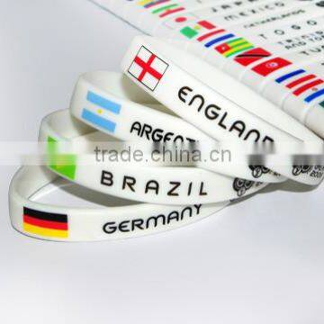 Printed Logo Silicone Rubber Wrist Bands