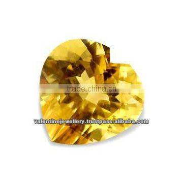 Synthetic Lab Created Stone Citrine Tapper Cut, Synthetic Triangle Shape Yellow Citrine Stone, Citrine synthetic gemstone