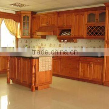 Birch Kitchen Cabinet in Honey Finish