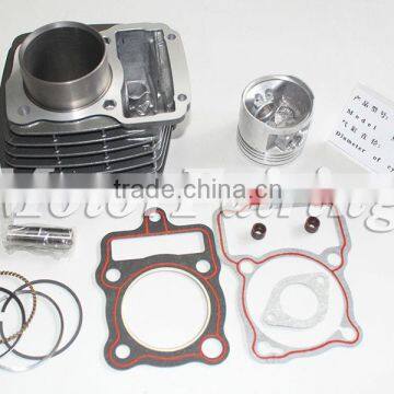 ZJ125 cylinder kits white black grey used for motorcycle scooter 56.5mm Aluminum Alloy