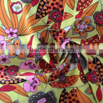 Printed Polyester And Spandex Plain Knitting Fabric Used for Swimwear Fashion