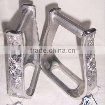 Western stirrups cowboy stirrups aluminum barrel stirrups