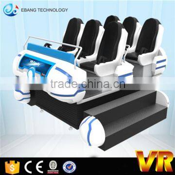 Exicting Hot sale amusement park 9d virtual reality 6seats 9D vr cinema