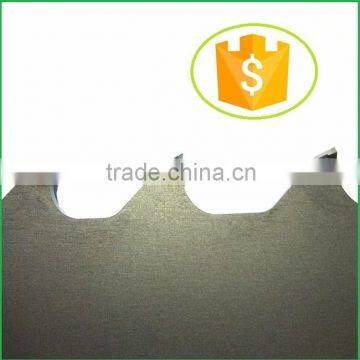 Tungsten carbide tip band saw blade for intractable metals