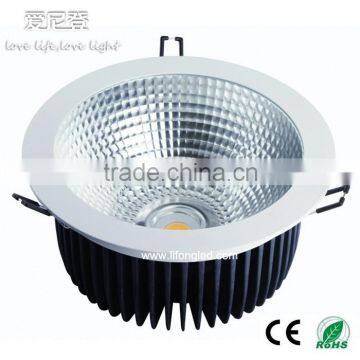 COB LED Downlight 8 inch 35W high Ra90 round recessed led Downlightce lvd factory price