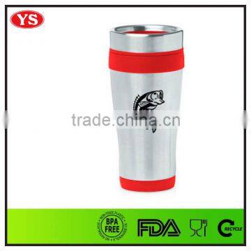 16oz eco friendly stainless steel custom printed personalized coffee tumbler