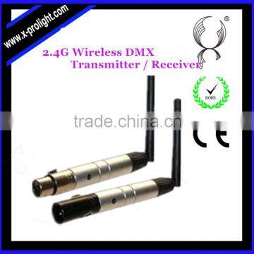 DMX512 wireless XLR dmx transmitter and receiver