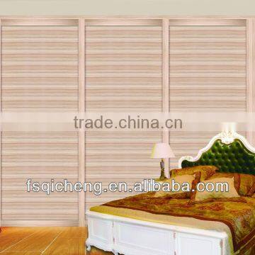 Plain Wooden wardrobe Sliding Door