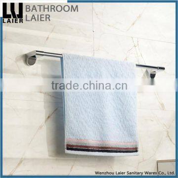 Economical Chinese Wholesalers Zinc Alloy Chrome Finishing Bathroom Sanitary Items Wall Mounted Single Towel Bar