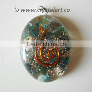 Blood Stone Agate Reiki Symbol Orgone Pendants