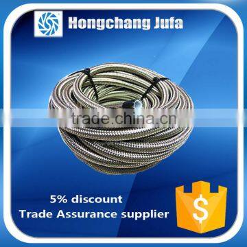 non-stick smooth bore teflon lined hose with stainless steel wire braided