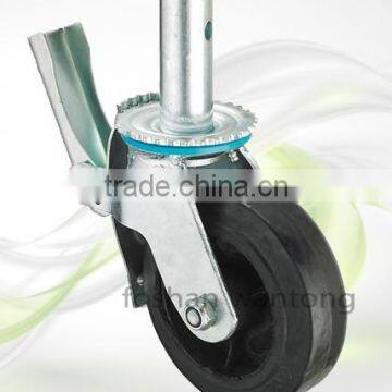 6 Inch Scaffolding Heavy Duty Rubber Industrial Caster Wheel