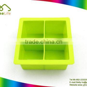 Kitchenware Make Makes 4 Cubes square custom silicone ice cube tray