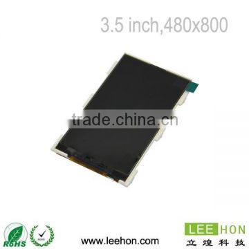 IPS All viewing 480x800 3.5 inch TFT LCD screen