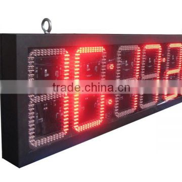 Remote control countdown outdoor digital led clock, CE&ROHS approved !!!!!!!