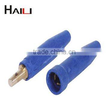 Japanese type 300A welding cable connector for cable connections blue color