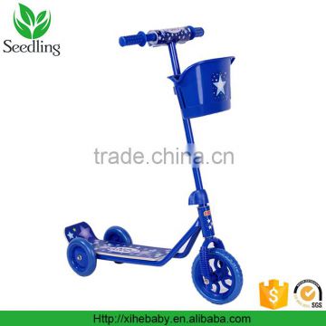 seedling brand Wholesale kids balance scooter, 2 wheel hand brake kids kick scooter