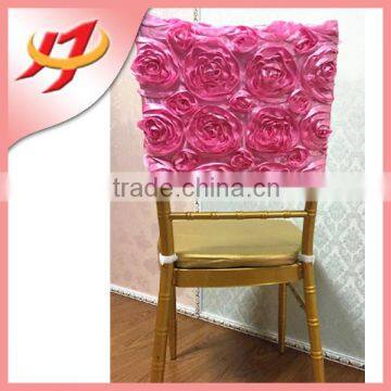 Wholesale Elegant Restaurant Party Polyester Dining Rosette Chair Covers Cheap Universal Wedding Chair Covers