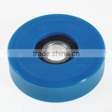 Escalator Step Roller 76mm, 76x22mm, bearing 6203, 76x22x6203, Blue