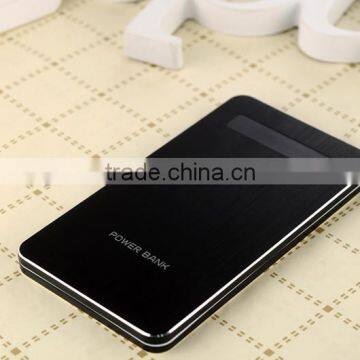 Super Thin Fashionable Credit Card Metal Litium Ion 4000mah Power Bank for IPhone, Samsung, IPad Charger photo-6