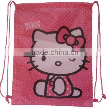 Newest Cartoon Drawstring Bag for Kids