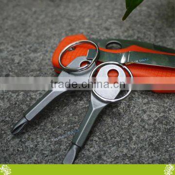 Fatory Supply Gift Mini Screwdriver Set With Key Ring,multipurpose Pocket Survival Tool,novelty Mini Screwdriver Hand Tool Set photo-6