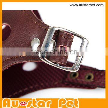 Comfortable Breathing Leather Pet Muzzle, Custom Dog Mouth Mask, Mouth Cover photo-5