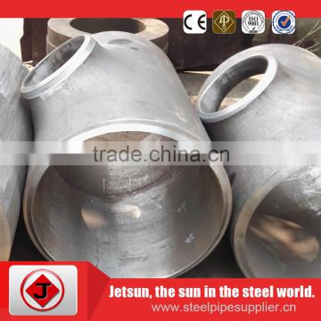 AMSE B 16.9 Stainless Steel Reducing Tee Pipe