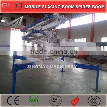 SINOMAX HGY13 13m Hydraulic Mobile Concrete Placing Boom, Spider Boom, Distributor for sales in China with Top Quality