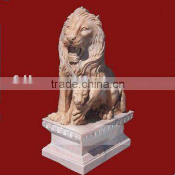 Western lion statue