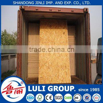 4'*8'poplar melamine waterprood OSB for decoration made from SHANDONG LULIGROUP China manufacture since 1985