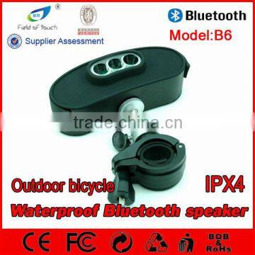 B6 Black Color Wireless Handsfree Talking Bluetooth Speaker With Led Light for Bicycle photo-3