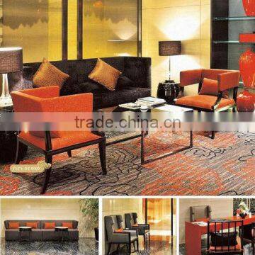 Modern metal hotel lobby furniture sets for sale(LQ-SF48)